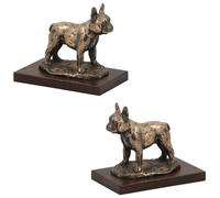 Bouledogue français - statuette de chien, figurine silhouette de chien, trophée pour une exposition canine par Art-Dog