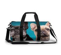 Bouledogue Mignon Sac De Sport Gym Sac De Voyage Sac W nd Duffel Bag pour Camping Randonnée Voyage 45x23x23cm