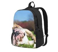 Bouledogues anglais, chiens fatigués, animaux de compagnie de jardin anglais,Sac à dos à poches, sac à dos décontracté, sac d'école résistant à l'eau pour les voyages, la randonnée ou le camping
