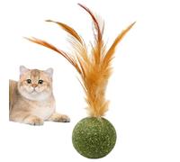 Boules à Cataire pour Chats,Jouets À Mâchouiller avec Queue pour Chaton - Friandise Chat, Boule Énergie pour Nettoyage des Dents, Jeu en Intérieur, Exercice Et Stimulation Mentale