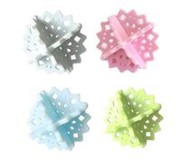 Boules à lessive qui collectent les peluches et les cheveux, paquet de 4, Boule à lessive pour machine à laver Multicolore