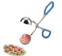 Boules à viande anti-adhésives, Acier Inoxydable Boulettes de Viande, Antiadhésif Cuillère à boulette Fabricant de Balle Pinces à Glace pour cake pop, pince à glace, Fruit, Melon 3,5 cm(Bleu)