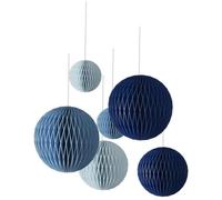 Boules alvéolées - PTIT CLOWN - re22595 - Lot de 6 - Papier - Décoration de fête