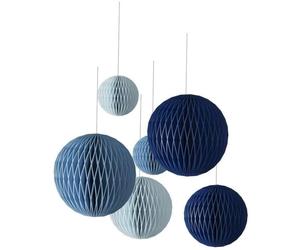 Boules alvéolées - PTIT CLOWN - re22595 - Lot de 6 - Papier - Décoration de fête