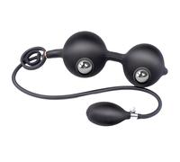 Boules anales XL gonflables avec poids et cockring