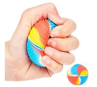 Boules anti-stress texturées en silicone avec texture à récupération lente, sensoriels pour les mains - pour Noël, rois mages, anniversaires, jardins d'