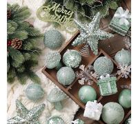 Boules artistiques à suspendre pour arbres de Noël, touche finale parfaite pour mariages, fêtes ou décoration d'intérieur (6#)