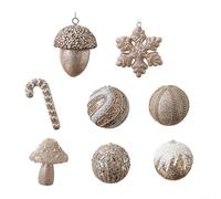 Boules artistiques à suspendre pour arbres de Noël, touche finale parfaite pour mariages, fêtes ou décoration d'intérieur (4#)