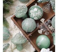 Boules artistiques à suspendre pour arbres de Noël, touche finale parfaite pour mariages, fêtes ou décoration d'intérieur (2#)