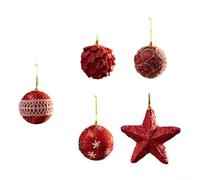 Boules artistiques à suspendre pour arbres de Noël, touche finale parfaite pour mariages, fêtes ou décoration d'intérieur (13#)