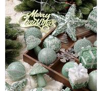 Boules artistiques à suspendre pour arbres de Noël, touche finale parfaite pour mariages, fêtes ou décoration d'intérieur (12#)