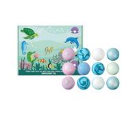 Boules bain enfant Lot de 12 pétillantes parfumées colorées pour