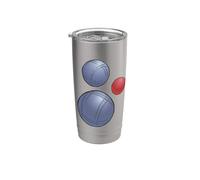 Boules Boules Bouler Boules Cochon Petanque Boule Gobelet isotherme en acier inoxydable double paroi