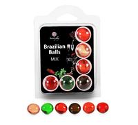 Boules Brésiliennes Aromatisées Huile de Massage Sensuelle Coco X2 X6