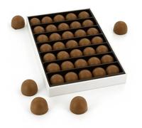 Boules Crème Confiseur au Chocolat au Lait - Sachet Vrac 1 kg - Confiseries Chocolatées Fourrées à la Crème - Bonbons au Chocolat pour Fêtes, Bonbonnières, Buffets Gourmands et Partage