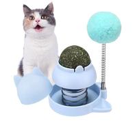 Boules d' à chat pour chat | Bulles d' à chat rotatives et saines qui collent au mur | pour chats pour nettoyage des dents de chat friandises murales pour chat