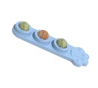 Boules d'à chat, boules d'à chat pour chats - Balles à lécher pour chaton | Balle d'à chat pour chats d'intérieur, balles sûres à lécher, jouet de nettoyage des dents naturelles pour un temps de jeu s