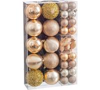 Boules d'arbre de Noël or (50 pièces)