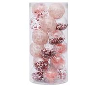 Boules d'arbre de vacances - Ornements de 6 x 6 x 6 cm, boules décoratives à suspendre, ensemble de paillettes invisibles, décorations de Noël festives | Kit d'ornement pour fenêtre murale