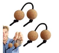 Boules d'assaut rythmiques : véritable paire de kashaka africaine, instrument de percussion portable | Set d'agitateur professionnel, amélioration des performances musicales, entraînement de rythme