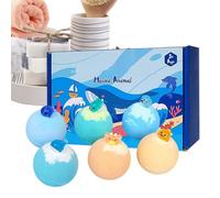Boules de Bain, 6 Pièces Ludiques Avec Jouet À L'Intérieur, Coffret De Boules De Bain Moussantes Et Salines Pour Filles, pour Détente Jeu Filles Garçons Cadeaux Fête Chaussettes de Noël