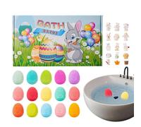 Boules de Bain avec Jouet Surprise pour | 15 Pièces Thème Lapin Nettoyage Corporel,Set de Bain pour - Idée Cadeau Anniversaire Voyage Hôtel Maison