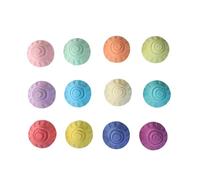 Boules de Bain avec pour,12 pièces Soucoupe Spatiale Nettoyage corporel - Boule de sel de Bain pour Enfant - pour garçons Filles Anniversaire Salle d'eau Toilettes WC hôtel