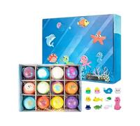 Boules de bain faites à la main - Machine à bulles de de 6,3 cm, sphère de spa hydratante, pétillante longue durée | Kit de trempage d'huile biologique pour , adolescents et adultes à la