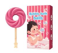 Boules de bain naturelles, forme mignonne de sucettes parfumées - Boules de bain faites à la main - Pour anniversaire, plaisir, détente, été, soins de soi, filles