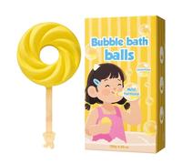 Boules de bain naturelles - Jolie forme sucette parfumée - Bain moussant amusant - Pour les enfants - Pour l'auto-soin, la relaxation du spa, l'été, un anniversaire, les vacances, comme cadeau pour