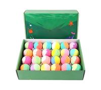 Boules de Bain pour Enfant avec,24 Pièces Nettoyage Corporel | Coffret de Boules Effervescentes,Garçons Anniversaire Vacances Rencontres Jeu Garderie Été Maison Toilettes Hôtel
