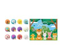 Boules de Bain pour | Lot de 12 Bio Douceur avec Surprise,Billes Effervescentes pour Filles | pour Le Bain, Détente, Anniversaire, Fêtes et Cadeaux d'Invités