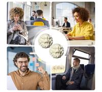 Boules de Baoding en Bois - Lot de 2 Balles de Massage Main Forme Píxiu | Outil Relaxation Anti-Stress & Méditation | Idéal Bureau, École, Trajets, Seniors, Hommes & Femmes, Portable 4,5cm, 70g