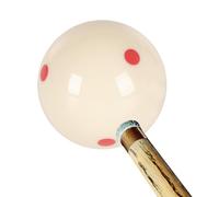 Boules de Billard - Boule blanche standard pour billard pool | Équipement En Résine À 6 Points Rouges Pour Pratique Tournois Débutants Jeux Familiaux Sur Table