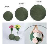 Boules de boue florales rondes en mousse pour projets de bricolage pour belles décorations (12 cm)