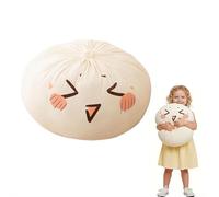 Boules de boulettes géantes de 40,6 cm - Jouet sensoriel pour soulager le stress - Jouet à main super doux arc-en-ciel pour TDAH