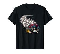 Boules de Bowling en colère avec chaîne T-Shirt