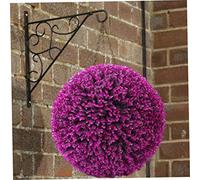Boules de buis artificielles, balle topiaire de 35 cm plante fausse, plantes artificielles suspendues pour les décorations intérieures en plein air pour la cour, le balcon, le jardin, le mariage (