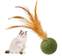 Boules de Cataire - Jouet à Mâcher pour Chat avec Queue | Friandise Chat, Boule Énergie pour Nettoyage des Dents, Jeu en Intérieur, Exercice Et Stimulation Mentale