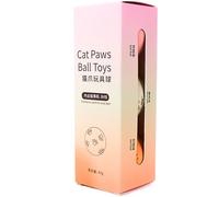 Boules de chat avec cloches, 3x boules de chat creux, jeu de hochet de chaton interactif, 1,77 pouces, taille compacte, le son de cliquetis encourage les instincts de chasse naturels pour les petits a