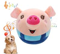 Boules de chien, boules de chien Jouets pour chiens interactifs en forme d'animaux mignons qui peuvent sauter, chanter et parler USB des jouets en peluche lavables rechargeables USB pour les