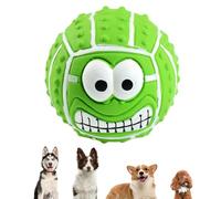 Boules de Chien grinçantes - Toys à mâcher du Latex Face drô, Bouncy Balls Puppies | Petit Jouet de Chien Moyen Durable, Jouet à Mastication Non Toxique sûr pour Chiens Chats Chatons, Accessoire de