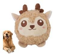 Boules De Chiens Animaux Drôles - Jouets En Peluche Grinçants, Boules D'animaux À Croquer | Aides D'entraînement Pour Chiots De Fabrication De Bruit, Boule De Piqûre Interactive Douce, Jouet Intérieur