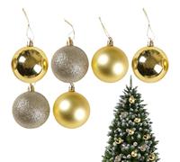 Boules de décoration de Noël, grand paquet de 8 cm de décorations en boules | Ornements de sapin de Noël résistants à la rupture pour l'intérieur | pour danse, cour, porte d'entrée, jardin