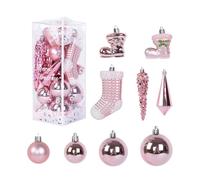 Boules de décoration de Noël - Résistant à la rupture 21 pièces, décoration d'arbre de Noël à l'épreuve des ruptures | Résistant à la décoration pour mariage, fêtes en plein air Ghir