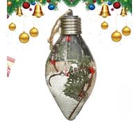 Boules de Décoration pour Sapin de Noël,13 cm Décor Suspendu Illuminé Incassable,Ornements de Fête - Décoration d'Intérieur Saisonnière pour Fête Hivernale Vitre et Mur