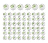 Boules de déodorizante de chaussures, balles d'odeur chaussures 60pcs 1, 6 pouce, boule désraquage naturel, déodorizante sneaker pour le bureau gymnase du tiroir garde-robe, odeur