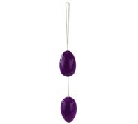 Boules de geisha anales jumelles violettes - Profondeur: 40 mm, Rayon: FEMME, Couleur: Noir, Longueur: 120 mm, Largeur: 200 mm