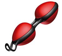 Boules de geisha noires et rouges