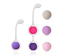 Boules de Geisha Pour Femmes - Tonus Musculaire 6 Niveaux d’Intensité - Recommandé par les médecins pour les femmes Contrôle de la vessie et exercice du plancher pelvien Ballons